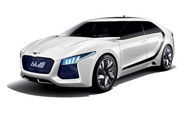 hyundai-blue2 hyundai blue2 Hyundai Blue2 Hydrogen Fuel Cell Concept Vehicle Unveiled in Seoul