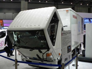 nissan electric truck 1 300x225 Nissan e NT400 Atlas Concept: a 2 Ton Electric Truck Using The Leaf Drivetrain