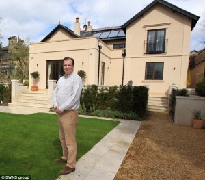 Nick Sandy and his Green Home 300x263 UK Entrepreneur Retrofits His Home to Save Electricity and Become Greener