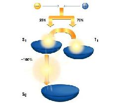 thumb 230 2 Fluorescent Material with 100% Internal Quantum Efficiency to be Used in OLED Devices 