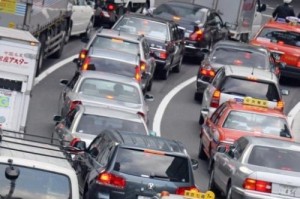 trafficjamis 300x199 Official: Japanese Government Thinks Emission Targets Too Difficult to Achieve, Backs Off