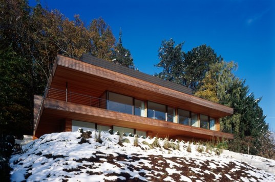 House Heilbronn Heilbronn House, a Sustainable Geothermal Home on the Edge of a German Forest